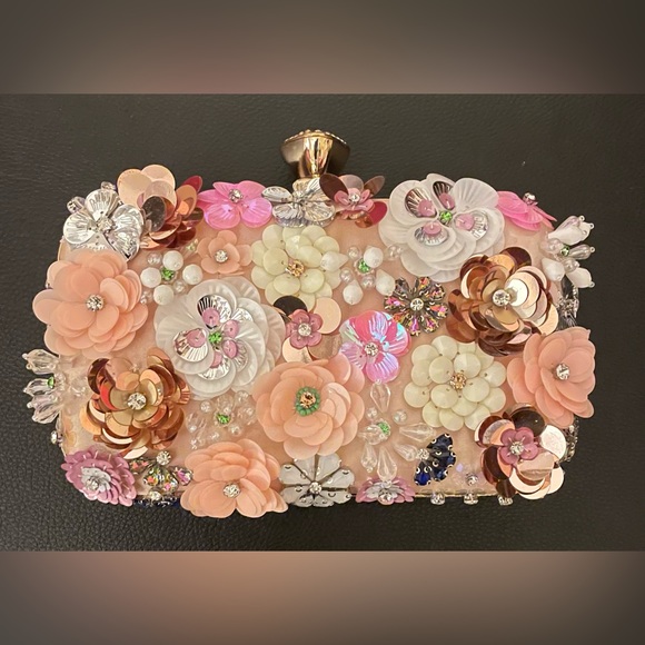 Jane Chic Designs Light Pink Blooming Bliss Clutch - Picture 11 of 11